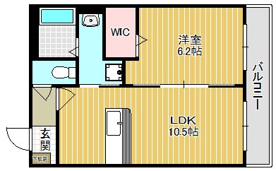 GREENAWAY（グリーンアウェイ） 305号室 間取り