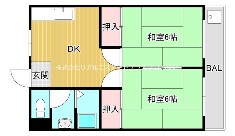 エクセル篠原   302号室 間取り