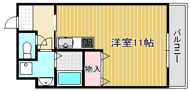 カーサソラーレ 302号室 間取り