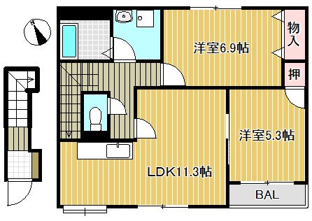 ホッコウハイム 間取り