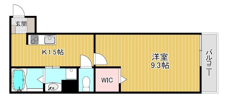 メゾン・ド・シャルトル 106号室 間取り