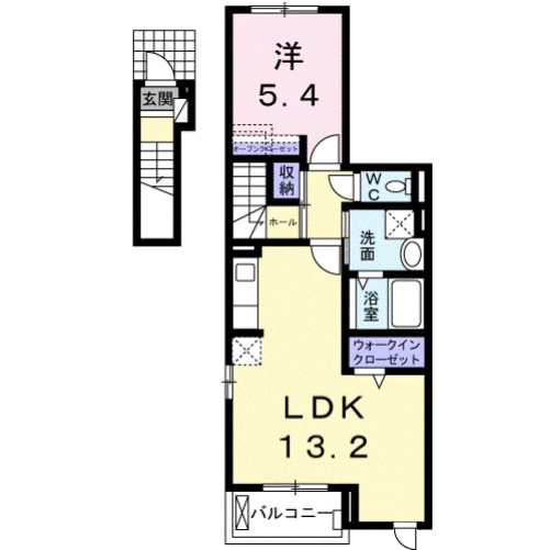 ルートメゾン 205号室 間取り