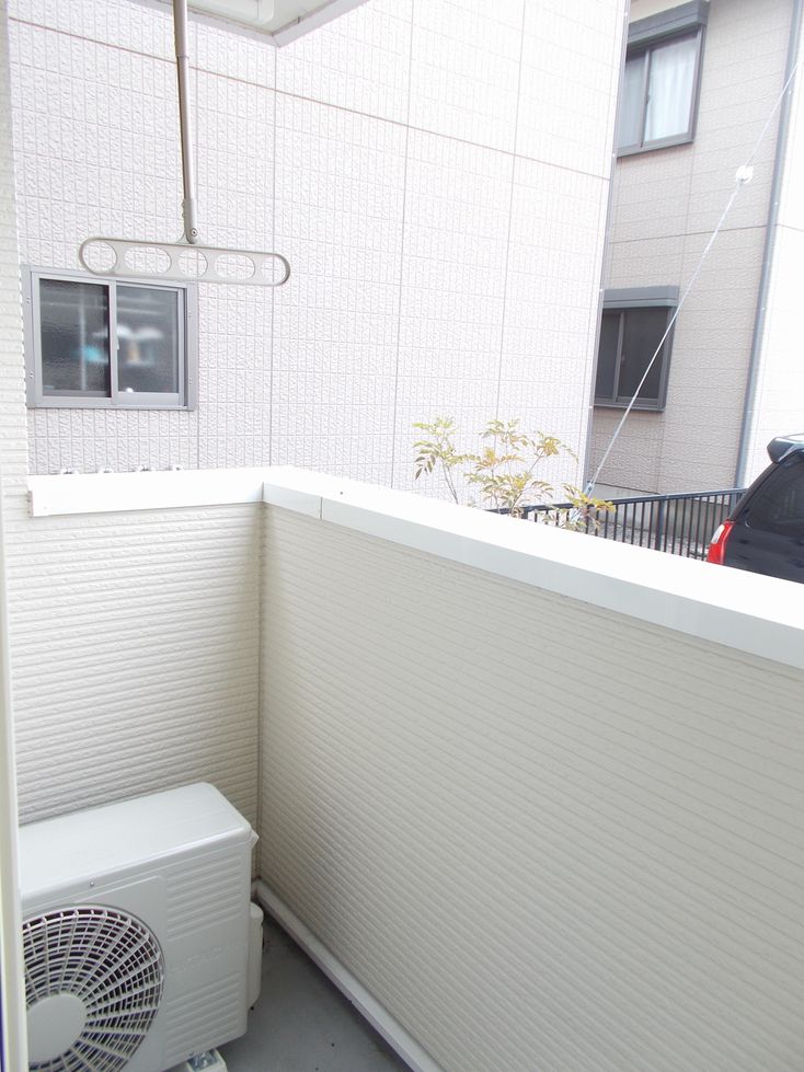 クレール聖徳Ｃ ベランダ