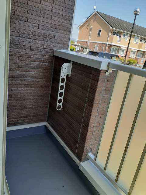 ヴィラ　アンソレイエⅢ ベランダ