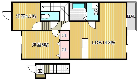 ラフィネシャトー 間取り