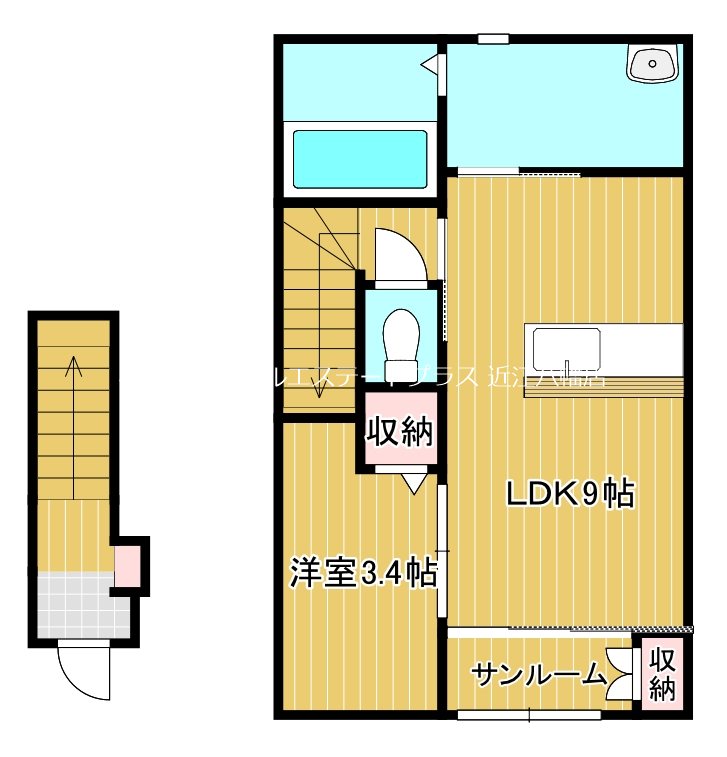 グットライフステージ札の辻 2号室 間取り