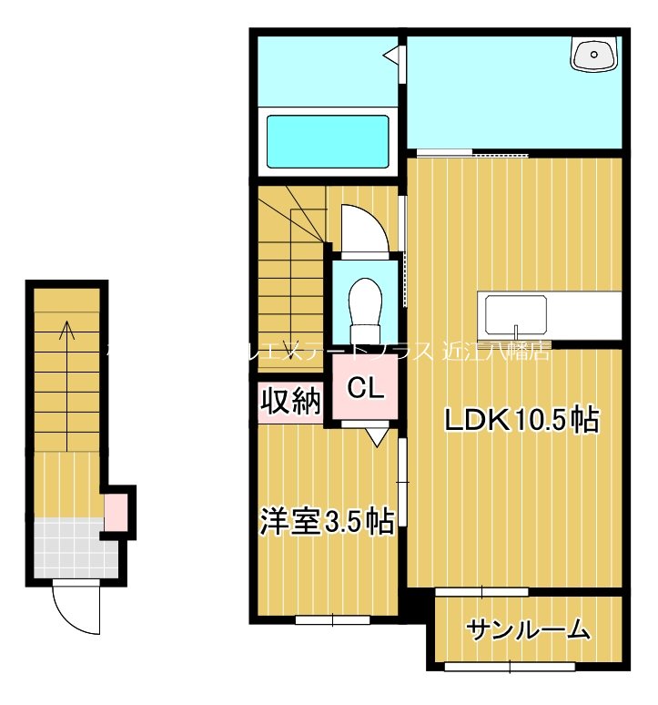 グットライフステージMNI 1号室 間取り