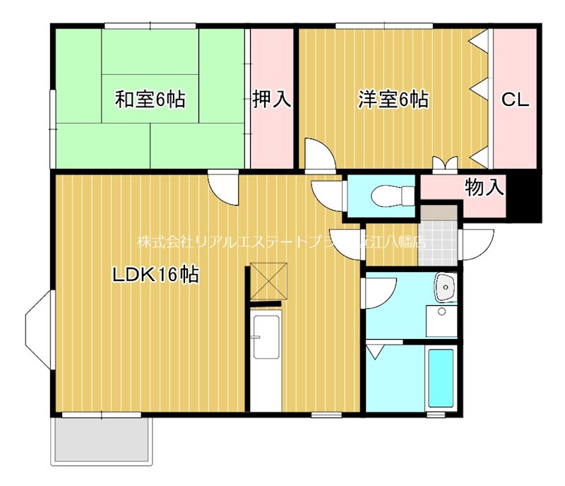 コーポ清富 101号室 間取り