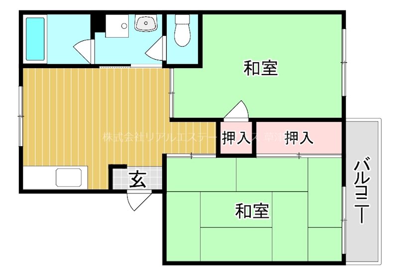 コーポプラミス 102号室 間取り