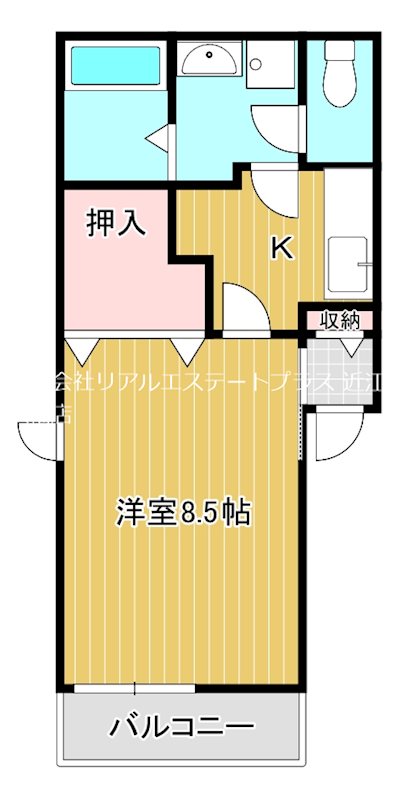ハッピーライフ  101号室 間取り