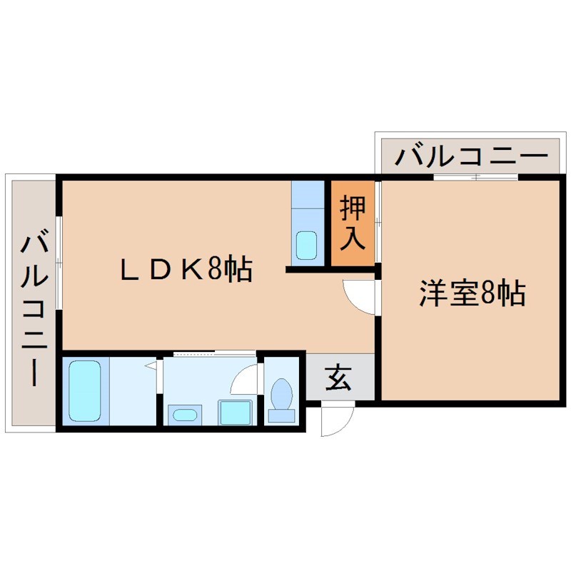 旭ビル 201号室 間取り