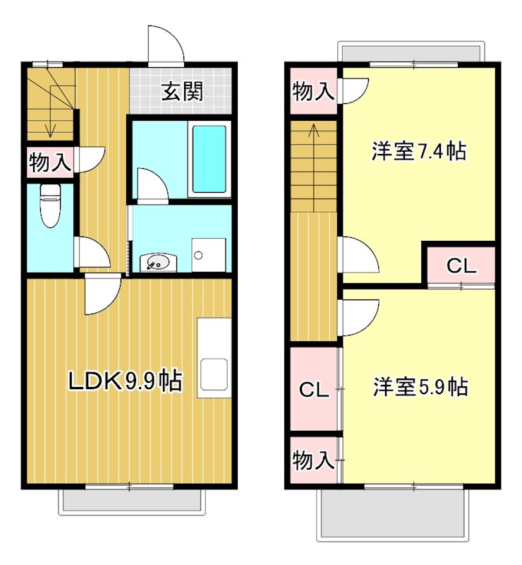 NAISコーポ Ｂ号室 間取り