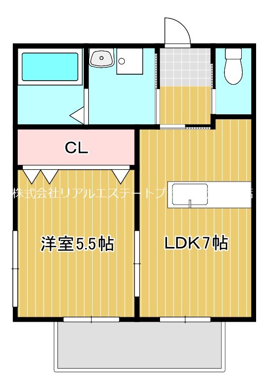 Quinto野洲 104号室 間取り
