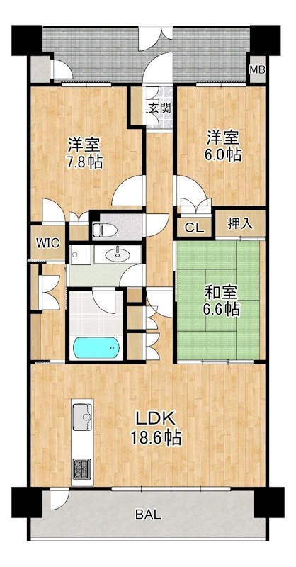 ステーシア守山駅前 間取り