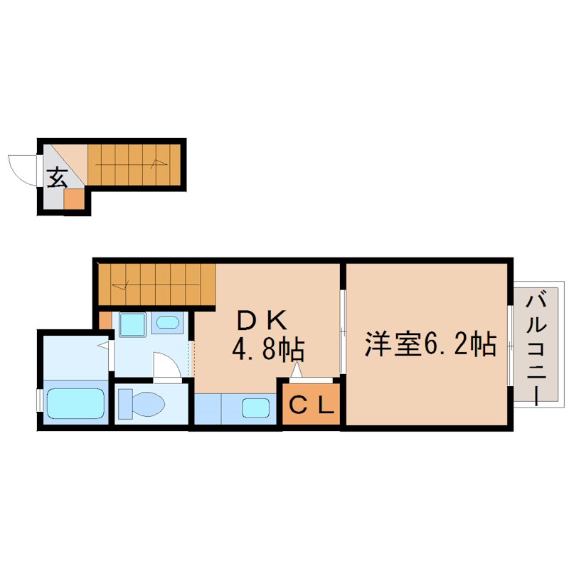 アメニティハウス・サノ 210号室 間取り