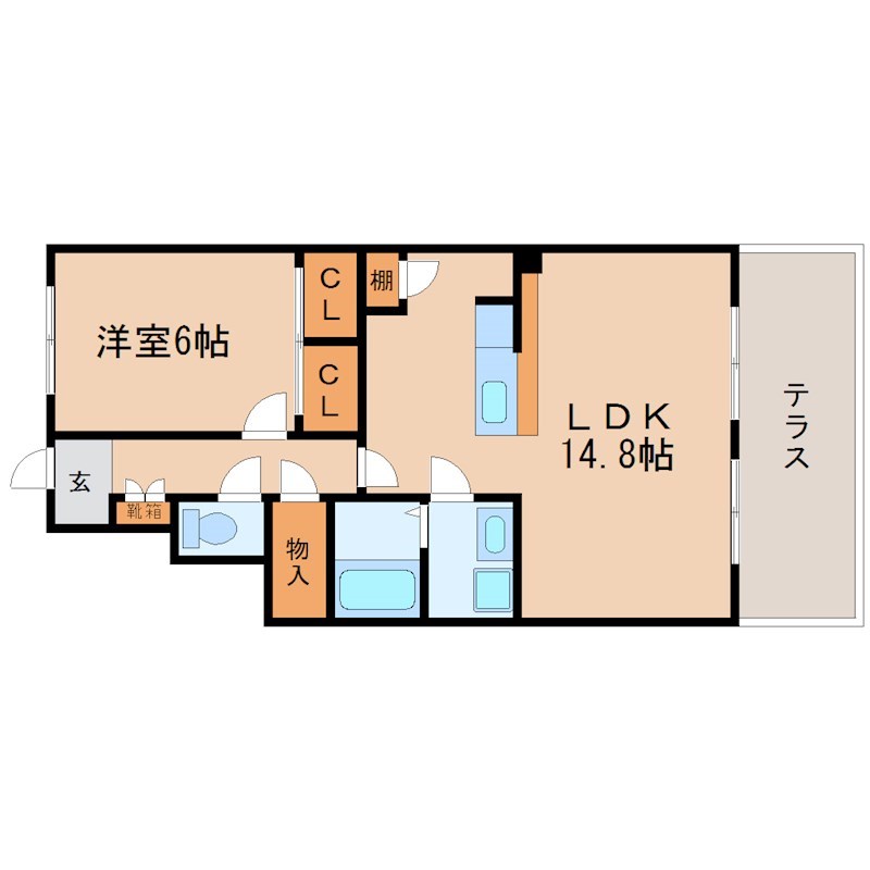 リマーレ雅 101号室 間取り