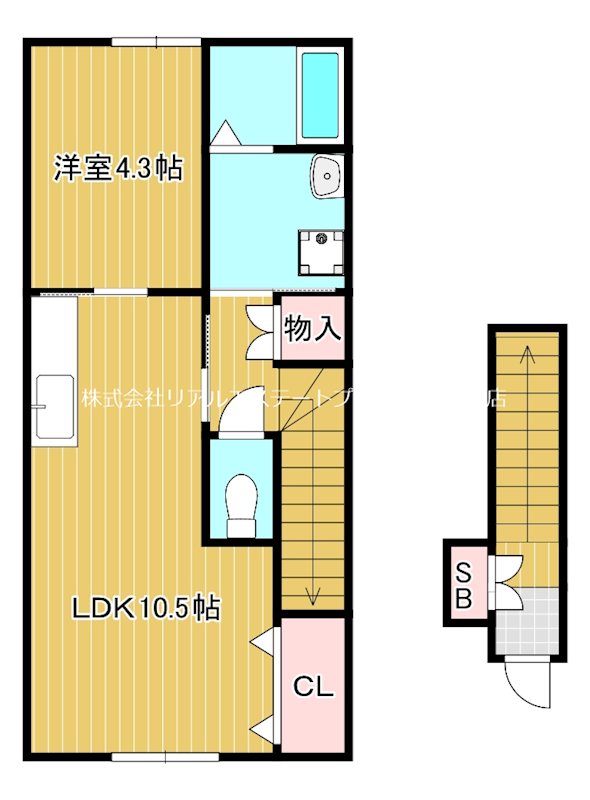グッドフィールド宮荘  Ⅰ　205号室 間取り