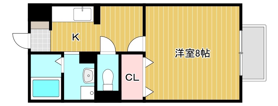 ボナール大澤Ⅱ 110号室 間取り