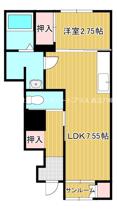 グッドライフステージ清水   1階部分号室 間取り