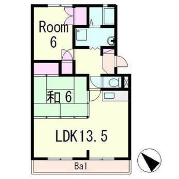 コーポ昴里 間取り