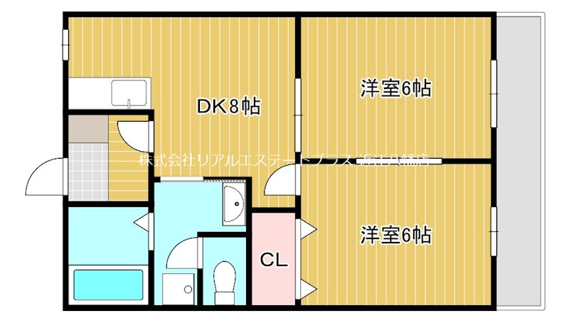 グランド・シェル 202号室 間取り