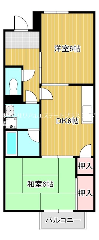 サープラス湖東 202号室 間取り