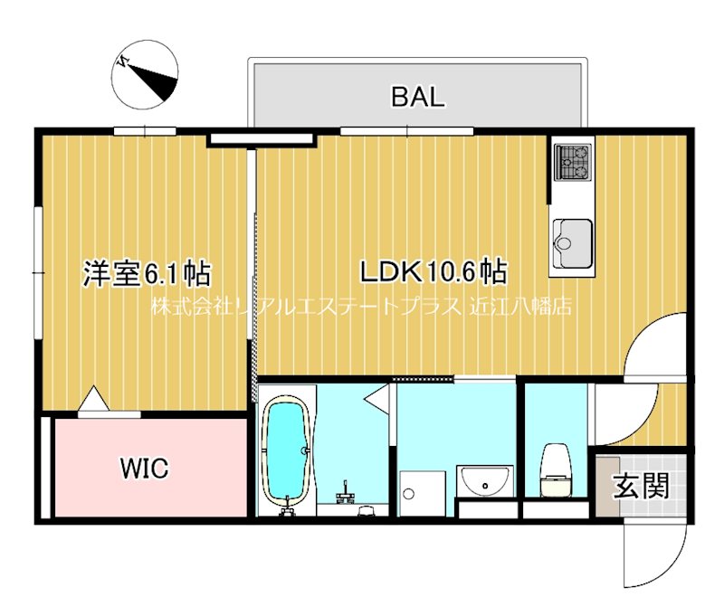 BRANSIA出町  103号室 間取り