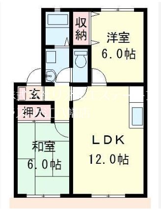 ムリノ・ア・ヴェント  112号室 間取り