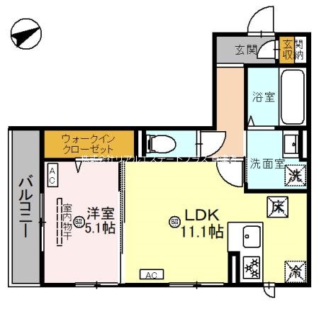 La・Felice(ラ・フェリーチェ) 302号室 間取り