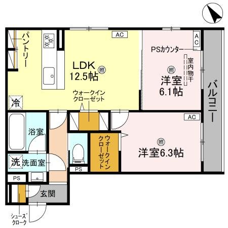 D-ROOM大橋1丁目 間取り