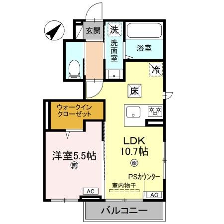 Amulette Nexia Court 間取り図