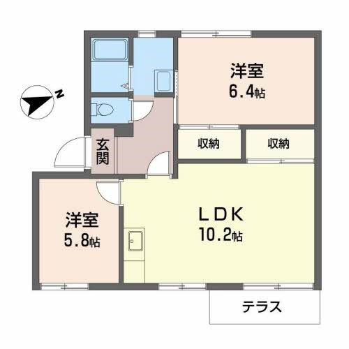 VIVI JURIAN　B棟 間取り