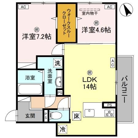 D-ROOM小篠原 間取り
