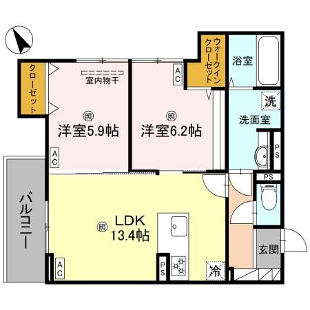 D-ROOM小篠原 間取り