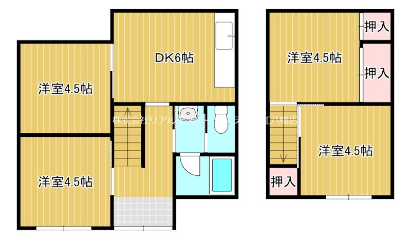 堀上町B貸家 間取り
