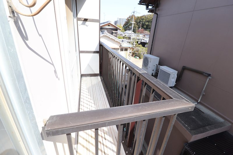 山本ハイツ ベランダ