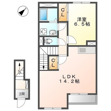 グレースほしかB棟 間取り