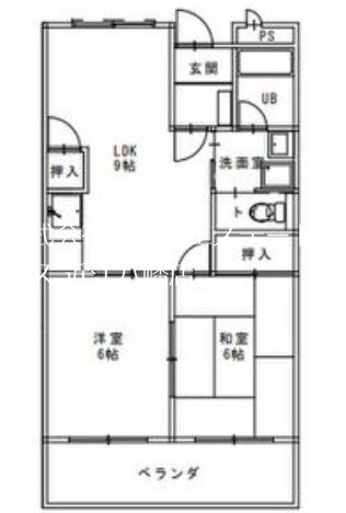 Twin　Avenue  B102号室 間取り