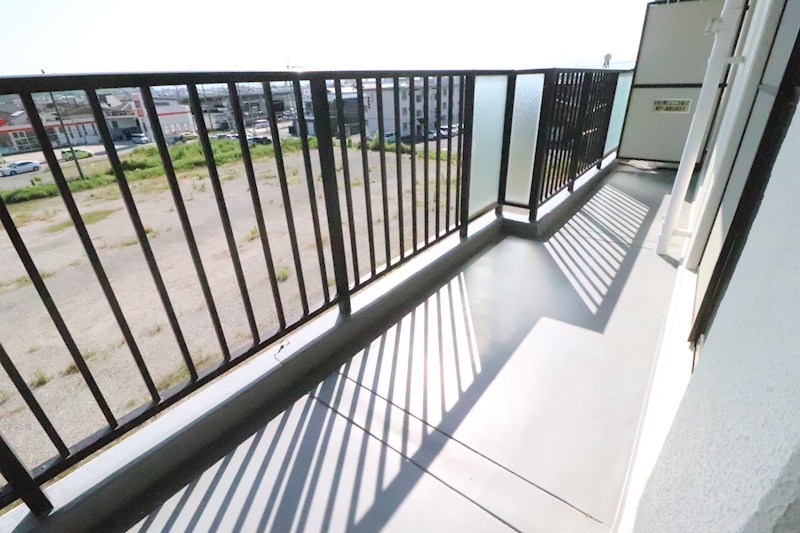 栗東ハイツ ベランダ