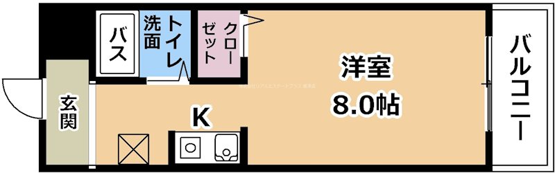 インペリアル瀬田 202号室 間取り