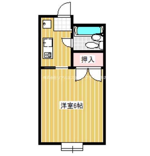 MKハイツ 203号室 間取り