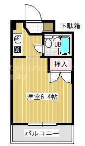 プランドール瀬田 307号室 間取り