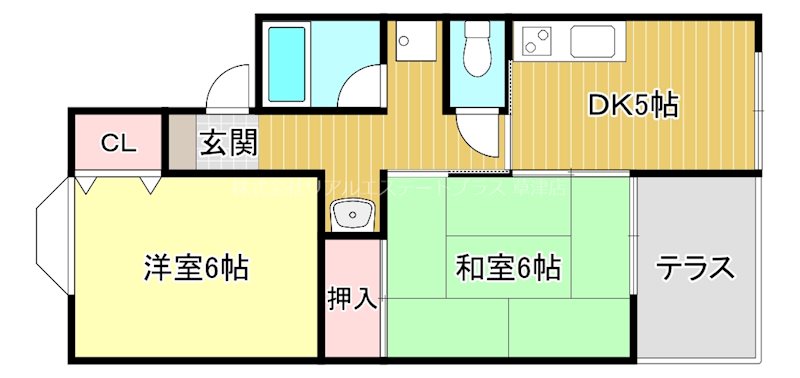 ルミネス瀬田 105号室 間取り
