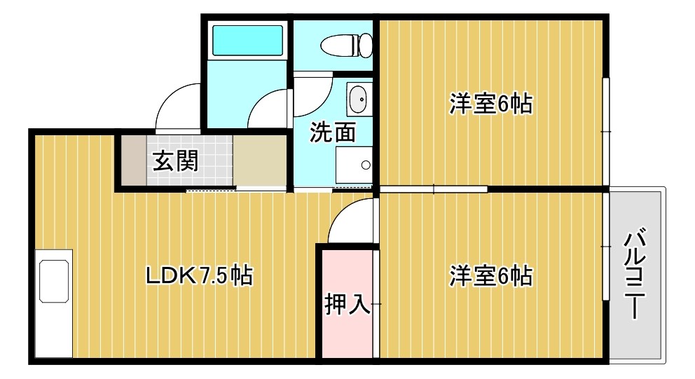 レイクハイム瀬田 間取り