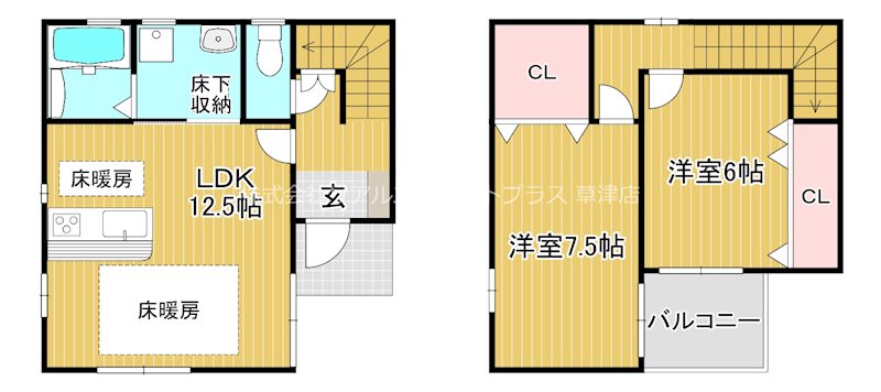 クッキーメゾネット D号室 間取り