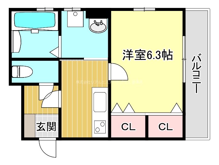 ウエストコミタリアⅠ 101号室 間取り