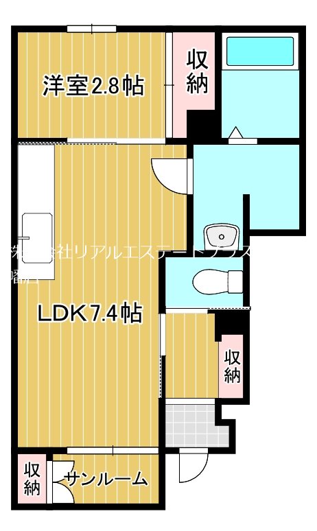 グットライフステージ札の辻  105号室 間取り