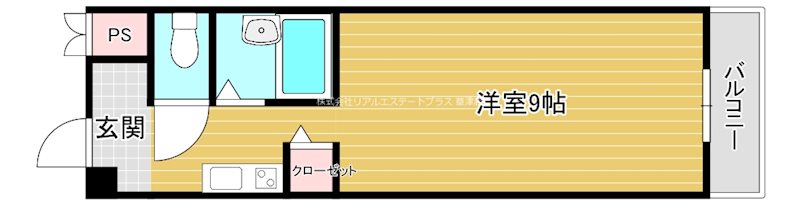 ルネス・アン 40E号室 間取り