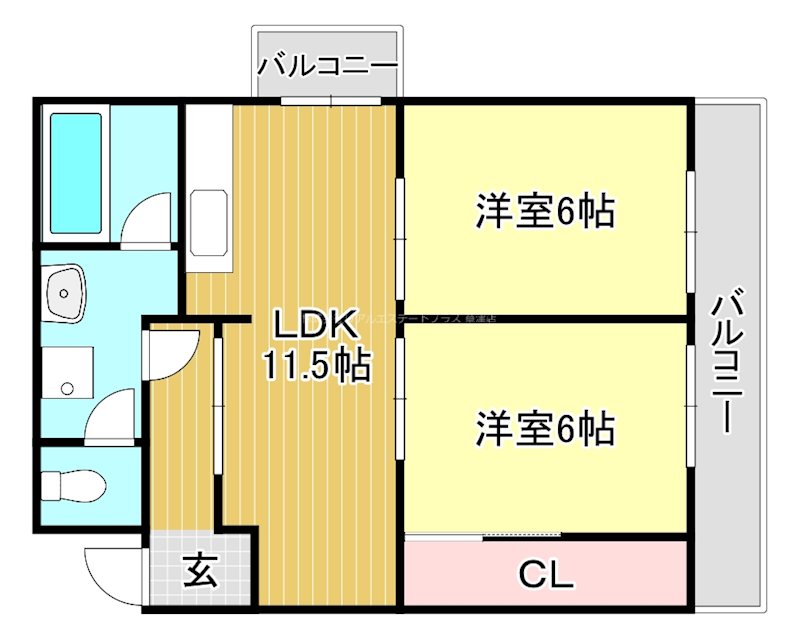 サンコーポ 306号室 間取り