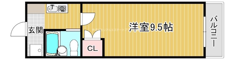 サンレジデンス玉川 1501号室 間取り